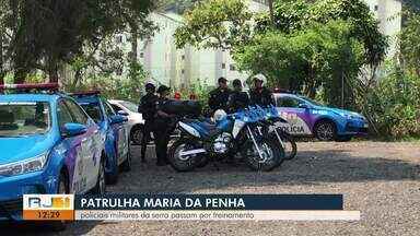 Policiais militares da Serra passam por treinamento para da Patrulha Maria da Penha - Batalhões têm uma viatura específica para atender mulheres.