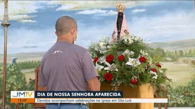 São Luís comemora dia de Nossa Senhora Aparecida - Devotos acompanham celebrações desde o início da manhã desta terça-feira (12) na capital maranhense.