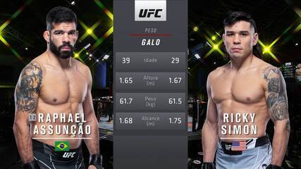 UFC Lewis x Daukaus - Raphael Assunção x Ricky Simón