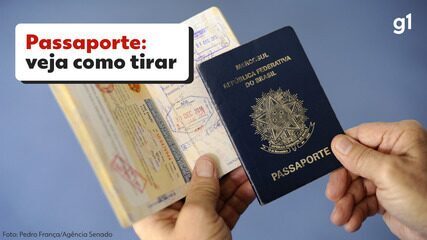 Veja como tirar o passaporte