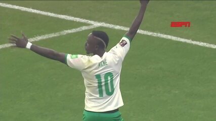 Os gols de Senegal 1 (3) x (1) 0 Egito, pelas Eliminatórias para a Copa do Mundo