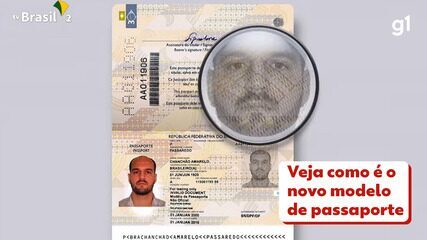 Veja como é o novo modelo de passaporte