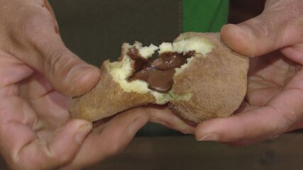 Receita de coxinha de mandioca e chocolate – Cleusa Cristina, de Jandaia do Sul 