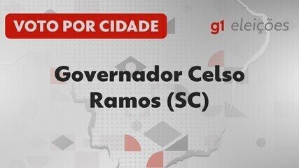 Eleições em Governador Celso Ramos (SC): Veja como foi a votação no 1º turno