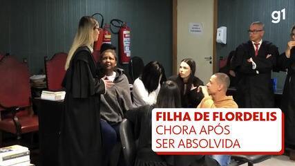 Filha de Flordelis chora após ser absolvida