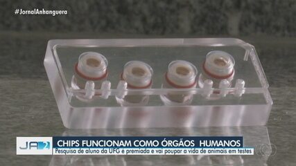 Aluno da UFG cria chips que funcionam como órgãos humanos e é premiado