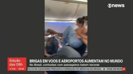 ANAC estuda criar lista para punir passageiros que criam confusões em voos e aeroportos