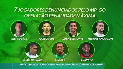 MP-GO denuncia 7 jogadores em nova fase da operação penalidade máxima