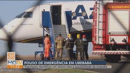 Avião cargueiro faz pouso forçado no Aeroporto de Uberaba após alerta de possível incêndio