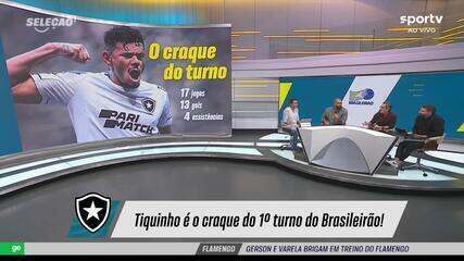 Seleção elege Tiquinho como craque do primeiro turno do Brasileirão