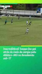 Iseppe faz gol atrás do meio-campo pelo Atlético-MG no Brasileirão sub-17