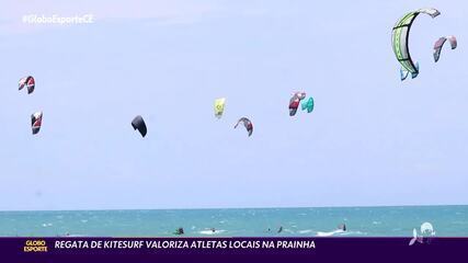 Regata de kitesurf valoriza atletas locais na Prainha, do Ceará