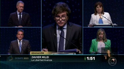 Na Argentina, o primeiro debate da campanha presidencial se caracterizou por ataques ao favorito das pesquisas e foco na crise econômica