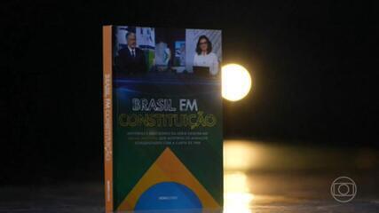 ‘Brasil em Constituição’: histórias da série do Jornal Nacional são registradas em livro. Jornal Nacional, 05/10/2023