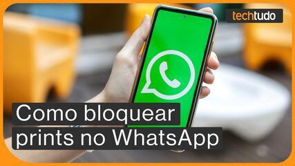 Como bloquear prints no WhatsApp