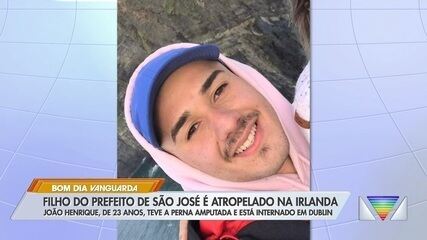 Filho do prefeito de São José dos Campos é atropelado por carro da polícia na Irlanda