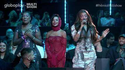 Ludmilla canta o Hino Nacional no Prêmio Multishow 2023