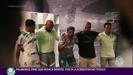 Palmeiras, time que nunca desiste, volta a acreditar no título