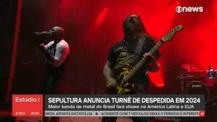 Sepultura anuncia fim da banda e turnê de despedida a partir de 2024