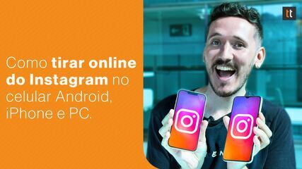 Como tirar online do Instagram no celular iPhone, Android e no PC