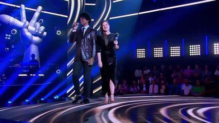 Ivan Barreto e Anne Glober se apresentam na primeira noite de batalhas do 'The Voice Brasil', 14/12/2023