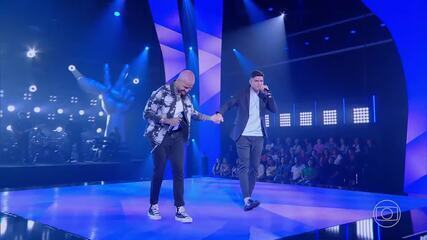 Igor Santos e Renan Zonta cantam 'Against All Odds'. 'The Voice Brasil', 21/12/2023