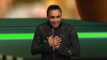 Marta recebe homenagem no Fifa The Best 2023