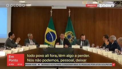 Bolsonaro convoca a ministros a agirem nas eleições