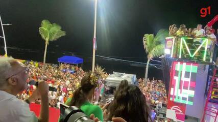 Gilberto Gil canta com Margareth Menezes no carnaval de Salvador