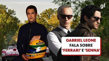 Gabriel Leone explica 'coincidência' de viver dois pilotos em 'Ferrari' e em 'Senna'