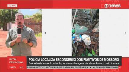 Polícia localiza esconderijo dos fugitivos em Mossoró