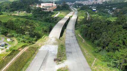 Obra do Rodoanel Norte, em São Paulo, completa 8 anos de atraso com prejuízos ao transporte de passageiros e de cargas