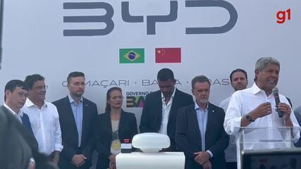 Governador da Bahia anuncia início de obras do Complexo Fabril da BYD em Camaçari