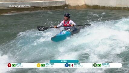 Irmãs Ana Sátila e Omira Estácia fazem dobradinha no Pan de canoagem slalom 