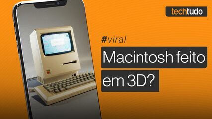 YouTuber usa impressora 3D para criar Macintosh que funciona de verdade; assista