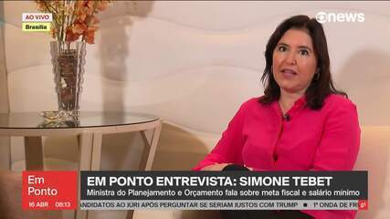 Simone Tebet diz que não haverá mudança no limite de gastos