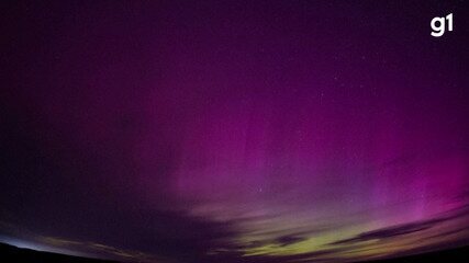 Maior tempestade solar dos últimos 20 anos causa aurora boreal e rara aurora austral