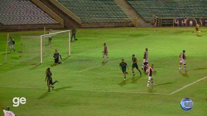 Os gols de River-PI 1 x 1 Altos, pela terceira rodada da Série D do Brasileiro 2024