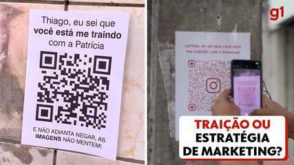 Lojas espalham QR codes com supostas fotos de traição para atrair clientes