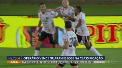 Operário vence o Guarani e sobe na classificação