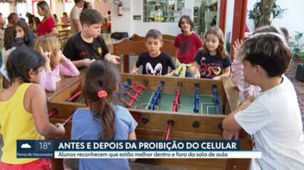 Antes e depois da proibição do celular na escola: Alunos reconhecem que estão melhor dentro e fora da sala de aula