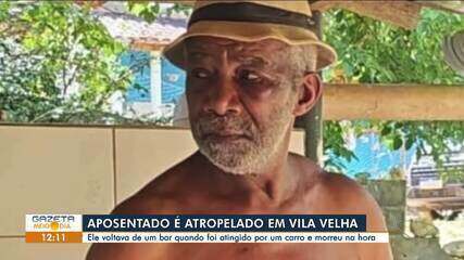 Aposentado morre atropelado em Vila Velha