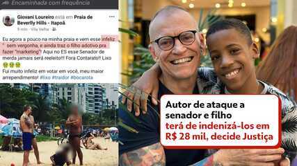 Autor de ataque a senador Fabiano Contarato e filho terá de indenizá-los em R$ 28 mil