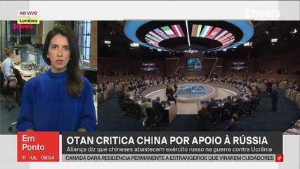 Otan critica China por apoio à Rússia