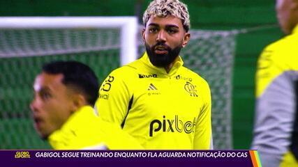 Gabigol segue treinando enquanto Fla aguarda notificação do CAS