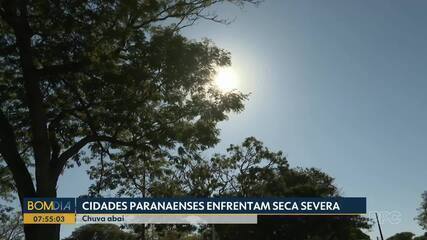 Cidades do Paraná enfrentam seca extrema