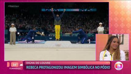 Rebeca Andrade elogia talento de Simone Biles e comenta reverência das americanas em seu pódio no solo