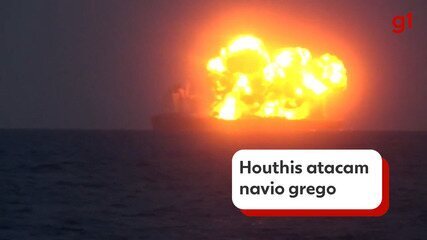 Houthis atacam navio grego no Mar Vermelho