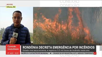 Governo de Rondônia decreta emergência por conta dos incêndios florestais