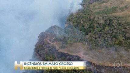 Mato Grosso é o estado do país com o maior número de incêndios no ano